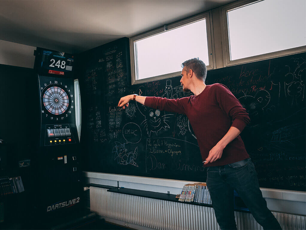 Darts room